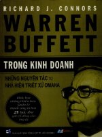 Warren Buffett trong kinh doanh - Những nguyên tắc từ nhà hiền triết xứ Omaha