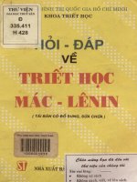 Hỏi - Đáp về triết học Mác - Lênin