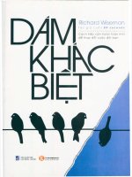 Dám khác biệt - cách tiếp cận hoàn toàn mới để thay đổi cuộc đời bạn