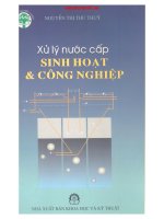 Bài giảng xử lý nước cấp