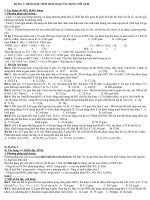 dạy thêm chương đại cương kim loại