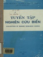 Tuyển tập Nghiên cứu biển. Tập 4 Viện Nghiên cứu biển