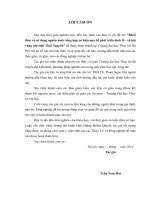 Khai thác và sử dụng nguồn nước tổng hợp có hiệu quả để phát triển kinh tế - xã hội vùng núi tỉnh Thái Nguyên