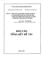 Nghiên cứu thực trạng và giải pháp phát triển thị trường dịch vụ tư vấn khoa học công nghệ quản lý tại TPHCM