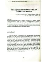 Tổng hợp các dẫn xuất 1,2,4-Triazol có tiềm năng sinh học