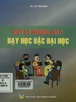 Một số phương pháp dạy học bậc đại học