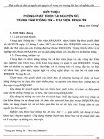 Giới thiệu phòng phát triển tài nguyên số trung tâm thông tin - thư viện -ĐHQGHN