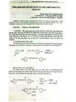 Tổng hợp một số dẫn xuất có chứa photpho cua Chalcon