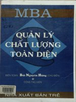Quản lý chất lượng toàn diện Các chiến lược và kỹ thuật đã chứng minh tại các công ty thành đạt nhất hiện nay