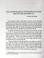 Học thuyết Keynes và vấn đề chống suy giảm kinh tế ở Việt Nam hiện nay