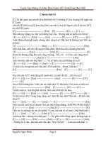 Hợp âm guitar lãng mạn dễ chơi