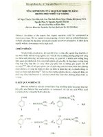 Tổng hợp Benzoat và Salicilat IsoButil bằng phương pháp chiếu xạ vi sóng