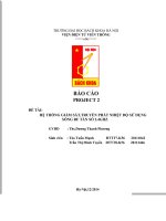Hệ thống giám sát, truyền phát nhiệt độ sử dụng sóng RF tần số 2.4GHz