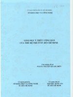 Giáo dục ý thức công dân cho thế hệ trẻ