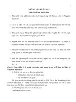 Những vấn đề ôn tập Triết học Mác Lênin