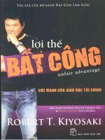 Lợi thế bất công Sức mạnh của giáo dục tài chính. Kiến thức về đồng tiền mà trường học sẽ không bao giờ dạy cho bạn
