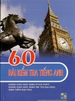 60 bài kiểm tra tiếng Anh
