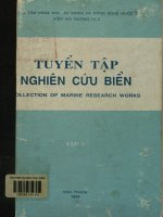 Tuyển tập Nghiên cứu biển. Tập 5 Viện Nghiên cứu biển