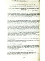 Oxid hóa một số Propenilbenzen và Alcol nhị bằng KMn04- CuS04.5H2O trong điều kiện không dung môi