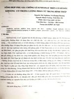 Tổng hợp phụ gia chống gỉ Sunfonat trên cơ sở dầu khoáng có trọng lượng phân tử trung binh thấp