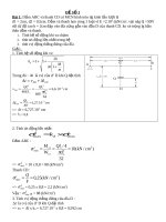 Bài tập sức bền vật liệu có lời giải