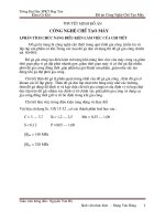 THIẾT KẾ QUY TRÌNH CÔNG NGHỆ GIA CÔNG CHI TIẾT ĐỒ GÁ H6 ( thuyết minh + bản vẽ)