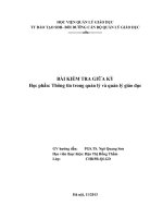 Thông tin trong quản lý giáo dục