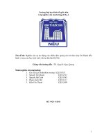 Nghiên cứu sự tác động của chiến dịch quảng cáo trà thảo mộc Dr.Thanh đến hành vi mua của học sinh sinh viên tại địa bàn Hà Nội