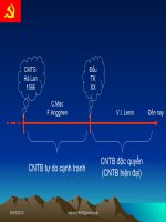 BÀI GIẢNG MÔN KINH TẾ CHÍNH TRỊ CHỦ NGHĨA TƯ BẢN HIỆN ĐẠI