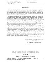 Đồ án Cơ sở thiết kế máy Thiết kế hệ dẫn động xích tải