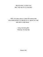 Chương trình Bồi dưỡng quản lý giáo dục trong xu thể đổi mới và hội nhập