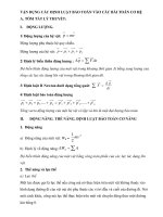 VẬN DỤNG CÁC ĐỊNH LUẬT BẢO TOÀN VÀO CÁC BÀI TOÁN CƠ HỆ