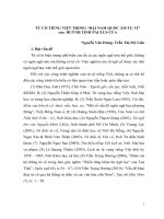 từ cổ tiếng việt trong đại nam quốc âm tự vị của huỳnh tịnh paulus của