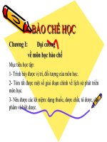 giáo trình bào chế học