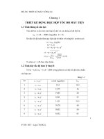 Đồ án thiết kế máy công cụ (đại học bách khoa)