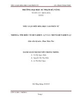 bài tiểu luận hoá học cao phân tử tìm hiểu về buradien-1,3 và 2-metylbutadien-1,3