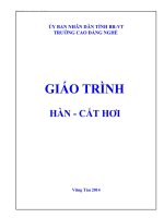 Giáo trình hàn-cắt hơi
