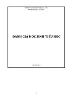 tiểu luận đánh giá học sinh tiểu học