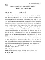 ƯỚNG DẪN HỌC SINH LỚP 12 ÔN RÈN KỸ NĂNG LÀM VĂN NGHỊ LUẬN XÃ HỘI