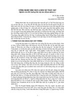 CÔNG NGHỆ SINH HỌC VÀ BẢO VỆ THỰC VẬT Nghiên cứu tình huống trên cây lúa (Oryza sativa L.)