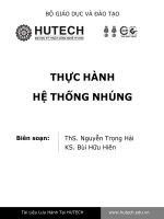 THỰC HÀNH HỆ THỐNG NHÚNG
