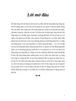 TIỂU LUẬN phân tích sơ bộ về tính năng, cấu tạo và nguyên tắc gianhiệt của lò vi ba và bếp từ