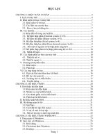 giáo trình tin học đại cương