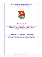 TUỔI TRẺ ĐẠI HỌC GIAO THÔNG VẬN TẢI CƠ SỞ II RÈN ĐỨC, LUYỆN TÀI; XUNG KÍCH, SÁNG TẠO; TỰ TIN, CHỦ ĐỘNG CHUNG TAY XÂY DỰNG NHÀ TRƯỜNG VÀ ĐẤT NƯỚC