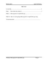 tiểu luận  Iđêan nguyên tố và tập bất khả quy