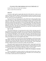 ỨNG DỤNG CÔNG NGHỆ SINH HỌC ĐỂ SẢN XUẤT PHÂN HỮU CƠ.PDF