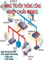 tiểu luận mạng truyền thông công nghiệp chuẩn modbus