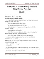 Bài tập lớn cơ học kết cấu 2