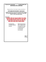 NGHIÊN CỨU QUI HOẠCH CHỈNH TRỊ SÔNG HẠ DU ĐỒNG NAISÀI GÒN TẠI KHU VỰC BIẾN ĐỔI LÒNG DẪN TRỌNG ĐIỂM