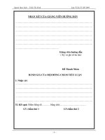 Giải pháp nâng cao chất lượng công tác Văn thư - Lưu trữ ở Trường Tiểu học “C” thị trấn Tri Tôn huyện Tri Tôn đến năm 2015